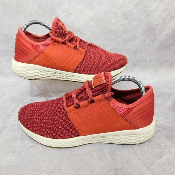 New Balance Fresh Foam Cruz v2 Running Shoes Womens 10 Red Maroon Sneakers - Picture 1 of 8